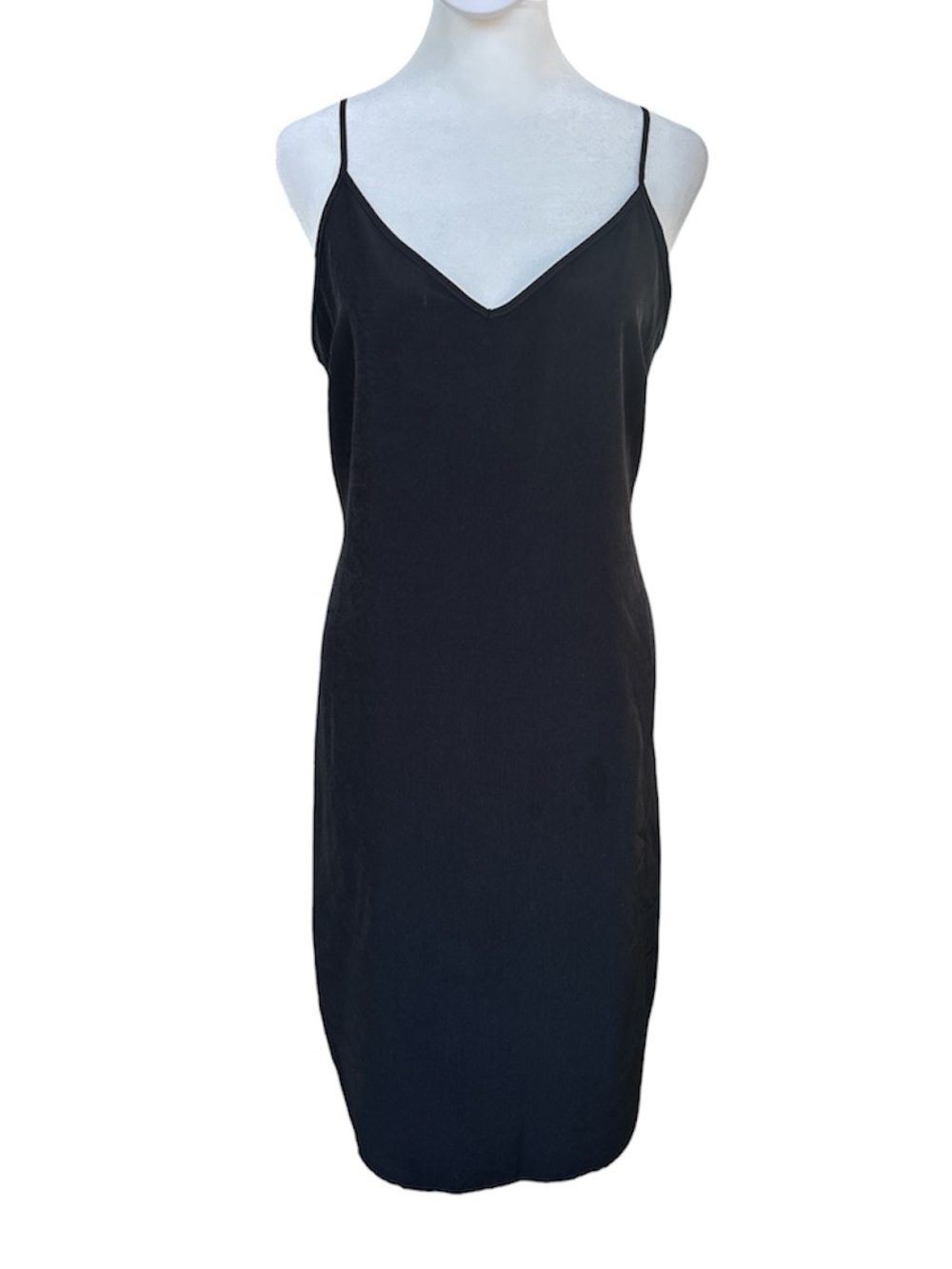 BHLDN Slip Midi Dress Black S